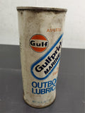 Vtg 16 Oz. Ashless Gulf Gulfpride Marine-G B.I.A. Certified Outboard Lubricant