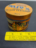 Vtg Speed X Instant Glass Cleaner 50 Cents Orange Blue Container/ For Windowsetc