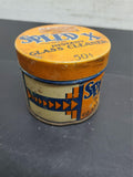Vtg Speed X Instant Glass Cleaner 50 Cents Orange Blue Container/ For Windowsetc