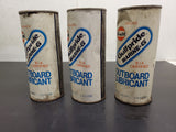 Vtg Set- 3 Gulf Gulfpride Marine-G 16 Oz Outboard Lubricant Cans Bottle Mancave
