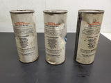 Vtg Set- 3 Gulf Gulfpride Marine-G 16 Oz Outboard Lubricant Cans Bottle Mancave