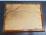 Framed Farm and Fireside Painting Copyright 1878, By Currier & Ives, NY. Reprint