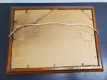 Framed Farm and Fireside Painting Copyright 1878, By Currier & Ives, NY. Reprint