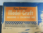 Vtg Kay Stanley's Model-Craft Molding & Coloring Set Car Set 4 Action Toy Molds