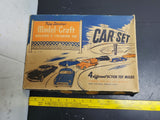 Vtg Kay Stanley's Model-Craft Molding & Coloring Set Car Set 4 Action Toy Molds