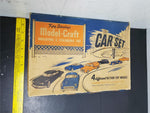 Vtg Kay Stanley's Model-Craft Molding & Coloring Set Car Set 4 Action Toy Molds