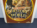 Vtg RCA VideoDiscs Capacitance Mel Brooks History of The World Part 1 Disc 1981
