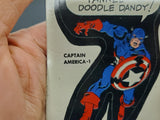 Vtg 1975 Topps Chewing Gum Captain America Sticker "I'm A Yankee Doodle Dandy!"