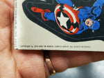 Vtg 1975 Topps Chewing Gum Captain America Sticker "I'm A Yankee Doodle Dandy!"