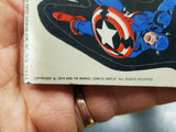 Vtg 1975 Topps Chewing Gum Captain America Sticker "I'm A Yankee Doodle Dandy!"