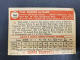 Vtg 1952 Paul LaPalme Baseball Topps Trading Card Single #166 Pittsburgh Pirates