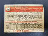 Vtg 1952 Paul LaPalme Baseball Topps Trading Card Single #166 Pittsburgh Pirates
