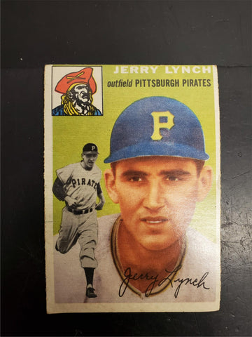 Vtg 1954 Jerry Lynch Baseball Topps Trading Card Single #234 Pittsburgh Pirates