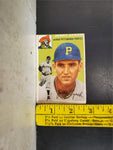 Vtg 1954 Jerry Lynch Baseball Topps Trading Card Single #234 Pittsburgh Pirates
