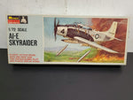 Vtg Monogram AI-E Skyraider 1/72 Action Model Kit #PA146 1967 Jet Airplane Hobby