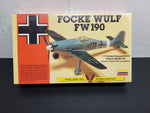 Focke Wulf FW190 Lindberg Aircraft Model Kit 1:72 Scale WW2 German Aircraft NIB