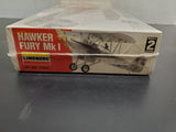 Older Lindberg British Hawker Fury MK.I BI-Plane 1/48 Scale Model Kit New #72562