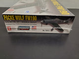 Focke Wulf FW190 Lindberg Aircraft Model Kit 1:72 Scale New Sealed Hobby Plane