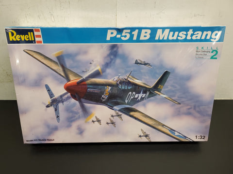 1993 Revell 1/32 Scale Model Kit P-51B Mustang Plane #4773 New Sealed Hobby Fun