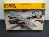 Vtg Testors 1979 1/72 Italeri Dornier DO 217 K-1 German Bomber Model Kit New Fun