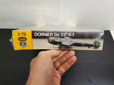 Vtg Testors 1979 1/72 Italeri Dornier DO 217 K-1 German Bomber Model Kit New Fun