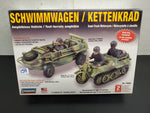 Lindberg Schwimmwagen/Kettenkrad 1/72 Scale Model Kit No. 76084 Amphibious NIB