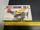Vtg 1970's Monogram Goshawk FIIC-2 1/72 Plastic Scale Model Plane Kit 6796 Hobby