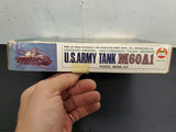 Vtg AHM US Army Tank M60A1 Crown Model Motorized Tank Plastic Model Kit MK-901