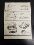Vtg AHM US Army Tank M60A1 Crown Model Motorized Tank Plastic Model Kit MK-901