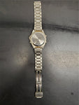 Beverly Hills Polo Club Blue Face Men's Wristwatch Gold Bezel Gold/Silver Band