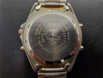 Beverly Hills Polo Club Blue Face Men's Wristwatch Gold Bezel Gold/Silver Band