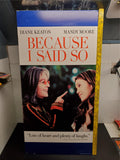 Because I Said So Movie Poster 36X18" Diane Keaton Mandy Moore Bedroom Poster