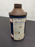 Vtg 21B Wagner Lockheed Brake Fluid Can 12 Fl Oz Empty Can Tin Bottle Mancave