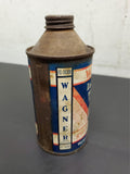 Vtg 21B Wagner Lockheed Brake Fluid Can 12 Fl Oz Empty Can Tin Bottle Mancave