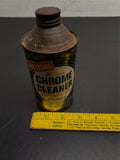 Vtg Prestone Chrome Cleaner Rust Remover Polisher 12 Oz. Can Mancave Garage Neat