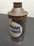 Vtg Prestone Chrome Cleaner Rust Remover Polisher 12 Oz. Can Mancave Garage Neat