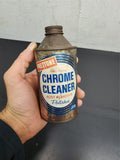 Vtg Prestone Chrome Cleaner Rust Remover Polisher 12 Oz. Can Mancave Garage Neat