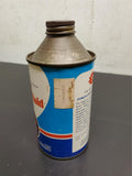 Vtg Snap Power Steering Fluid & Sealer Cone Top Can 11 Oz. Full Mancave Garage