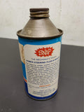 Vtg Snap Power Steering Fluid & Sealer Cone Top Can 11 Oz. Full Mancave Garage