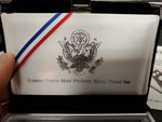 1992 United States Mint Premier Silver Proof coin Set W/Cert Auth Collectible VF
