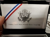 1992 United States Mint Premier Silver Proof coin Set W/Cert Auth Collectible VF