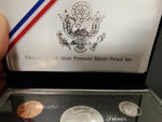 1996 United States Mint Premier Silver Proof coin Set W/Cert Auth Collectible VF
