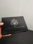 1996 United States Mint Premier Silver Proof coin Set W/Cert Auth Collectible VF