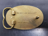 Vintage Don't Mess With The USA Men's Heritage Buckles Belt Buckle Solid Brass