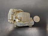 Vintage 3D 18-Wheeler Peterbilt Semi Truck Men's Belt Buckle #3250 Collectible