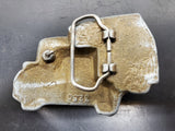 Vintage 3D 18-Wheeler Peterbilt Semi Truck Men's Belt Buckle #3250 Collectible