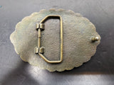 Vtg 100 Years Ago 1776-1876 Liberty Bell Belt Buckle Accessory Collectibl