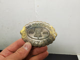 Vtg 100 Years Ago 1776-1876 Liberty Bell Belt Buckle Accessory Collectibl