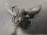 Vtg Silver Eagle Kawasaki Motor Cycles Z1 KZ GL 70's Men's Women's Belt Buckle