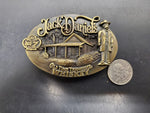 Vtg 1989 Jack Daniel's Old Time Tennessee Whiskey Old No. 7 MenWomen Belt Buckle